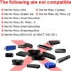 Remote for Roku TV & Cover for TCL Roku Remote, 2-Pack Remotes Replacement Cover Compatible with TCL Roku TV Remote, Replacement for TCL Roku TV Remote (Blue) - Image 6