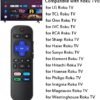 2Pcs Replacement Remote Control Compatible for Roku TV, Universal Remote Fit for Hisense/Onn/TCL/Sharp/Element/Philips/Hitachi/JVC/RCA/Insignia/Sanyo/LG RokuSeries Smart TVs (Not for RokuStick & Box) - Image 3