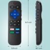 【Pack of 2】 Replacement Remote Control Compatible for Roku TV,for TCL Roku/for Hisense Roku/for Onn Roku(Not for Roku Stick,Box and Players) - Image 8