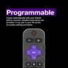 Replacement RC-EL1 / RC-EL2 Universal Streaming Player Remote Control for Roku Streaming Sticks, Players and TVs with Voice. RCEL1 / RCEL2 Remote Control with Voice and App Shortcut Keys. [RF] - Image 7