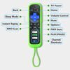 2 Pcs Replacement Remote Control Compatible for TCL Roku/Hisense Roku/Onn Roku/Sharp Roku/Element Roku/Philips Roku Smart TVs with Soft Silicone Case (Not for Roku Stick or Box) (ROKU-SHU2-2CASE) - Image 4