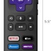 Roku Voice Remote | TV Remote Control with Voice Control, TV Controls, Simple Setup, & Pre-Set App Shortcuts - Replacement Remote Compatible with Roku TV, Roku Players, & Roku Audio - Image 8