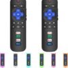 Remote for Roku TV Remote, 2-Pack TV Remotes Compatible for TCL Roku/Onn Roku/Hisense Roku/Philips Roku/Sharp Roku/Westinghouse Roku/Insignia Roku TV [Replacement Remote Control ONLY for TV] - Image 2