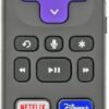 Replacement RC-EL1 / RC-EL2 Universal Streaming Player Remote Control for Roku Streaming Sticks, Players and TVs with Voice. RCEL1 / RCEL2 Remote Control with Voice and App Shortcut Keys. [RF] - Image 2
