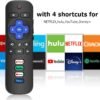 Remote for Roku TV Remote, 2-Pack TV Remotes Compatible for TCL Roku/Onn Roku/Hisense Roku/Philips Roku/Sharp Roku/Westinghouse Roku/Insignia Roku TV [Replacement Remote Control ONLY for TV] - Image 3