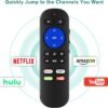 Pack of 2 Remote Compatible with All Roku TV Remote, Universal for Hisense Roku/TCL Roku/Onn Roku/Element/Sharp/Haier/Hitachi/LG/Sanyo/JVC/Magnavox/RCA/Philips/Westinghouse Roku Series Smart TV - Image 6