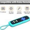 2 Pcs Replacement Remote Control Compatible for TCL Roku/Hisense Roku/Onn Roku/Sharp Roku/Element Roku/Philips Roku Smart TVs with Soft Silicone Case (Not for Roku Stick or Box) (ROKU-SHU2-2CASE) - Image 5