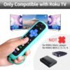 2 Pcs Replacement Remote Control Compatible for TCL Roku/Hisense Roku/Onn Roku/Sharp Roku/Element Roku/Philips Roku Smart TVs with Soft Silicone Case (Not for Roku Stick or Box) (ROKU-SHU2-2CASE) - Image 3