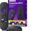 Roku Express 4K+ | Roku Streaming Device 4K/HDR, Roku Voice Remote, Free & Live TV - Image 2