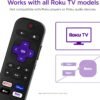 Roku Remote (Official Manufacturer Product) | TV Remote Control with TV Controls, Simple Setup, & Pre-Set App Shortcuts - Replacement Remote Compatible with Roku TV Models ONLY (Not Roku Players) - Image 3