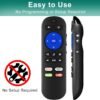 Pack of 2 Remote Compatible with All Roku TV Remote, Universal for Hisense Roku/TCL Roku/Onn Roku/Element/Sharp/Haier/Hitachi/LG/Sanyo/JVC/Magnavox/RCA/Philips/Westinghouse Roku Series Smart TV - Image 5