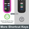 Pack of 2 Remote for Roku Remote, for Roku Player Remote, for Roku TV Remote, for Roku Box 1 2 3 4, Roku Express, Roku Premiere, Roku Ultra, for TCL Hisense Onn Roku TV with Anti-Loss Cover - Image 7
