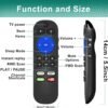 Pack of 2 Remote Compatible with All Roku TV Remote, Universal for Hisense Roku/TCL Roku/Onn Roku/Element/Sharp/Haier/Hitachi/LG/Sanyo/JVC/Magnavox/RCA/Philips/Westinghouse Roku Series Smart TV - Image 9