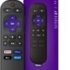 Roku Voice Remote | TV Remote Control with Voice Control, TV Controls, Simple Setup, & Pre-Set App Shortcuts - Replacement Remote Compatible with Roku TV, Roku Players, & Roku Audio - Image 2