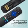 【Pack of 2】 Replacement Remote Control Compatible for Roku TV,for TCL Roku/for Hisense Roku/for Onn Roku(Not for Roku Stick,Box and Players) - Image 7