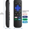 (2 Pack) Replacement Remote Control for Roku Express, for Roku Premiere, for Roku Box, for Roku Player, for Roku 1 2 3 4 -【NOT for Stick or TV】 - Image 5