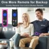 Pack of 2 Remote for Roku Remote, for Roku Player Remote, for Roku TV Remote, for Roku Box 1 2 3 4, Roku Express, Roku Premiere, Roku Ultra, for TCL Hisense Onn Roku TV with Anti-Loss Cover - Image 5