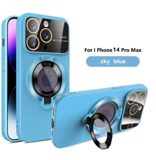 Sky Blue IPhone 14 Pro Max Mobile Cover Mobile Accessories